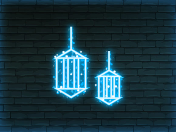 Download Ramadhan Neon Lamp Icon - Neon lamp Collection